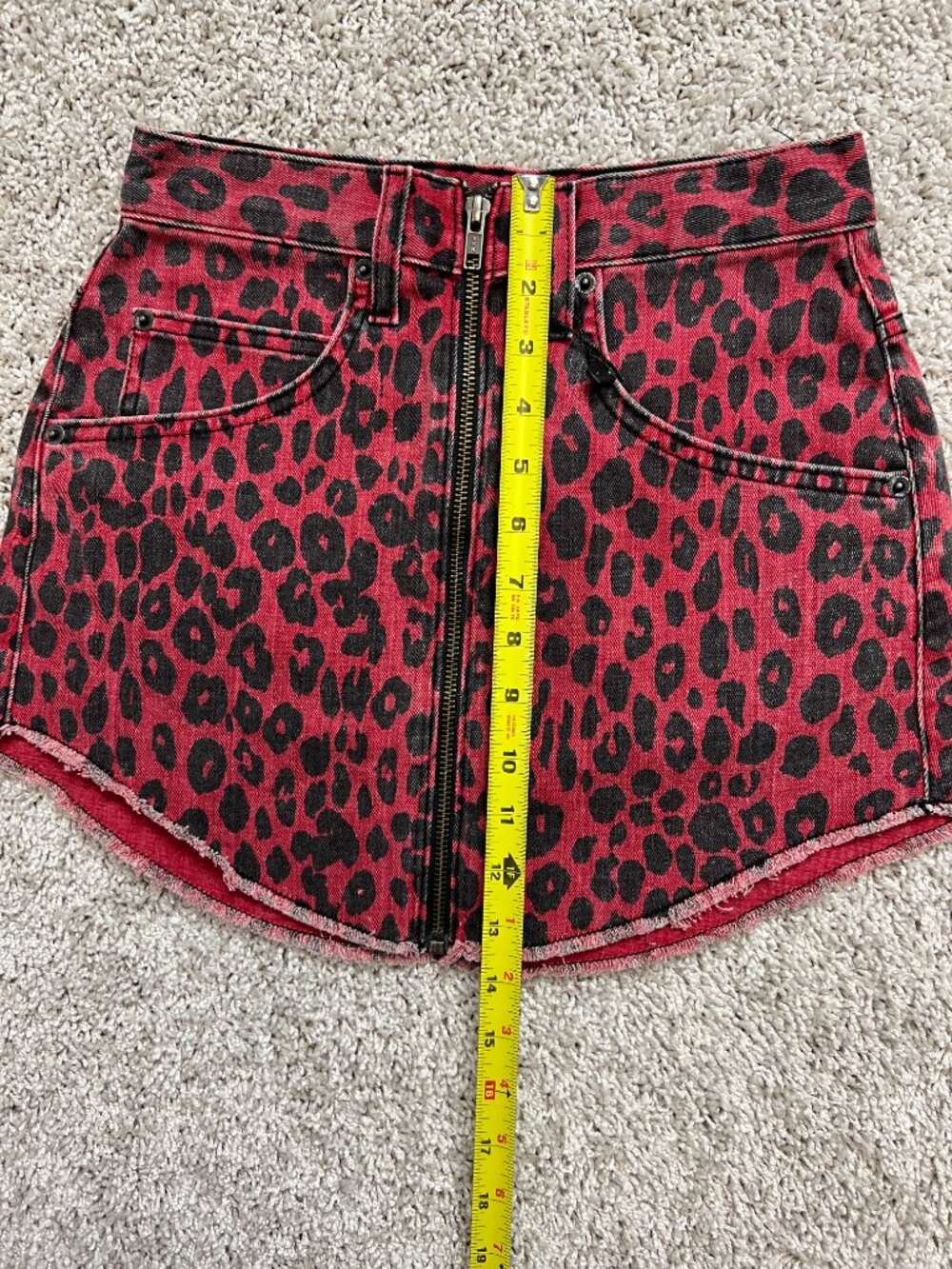 Carmar | Skirts | Carmar Beatrice Leopard Print Denim Skirt - Picture 2 of 10